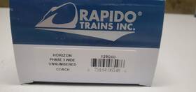 128010 Rapido Amtrak Phase 3 Horizon Coach Trains No Number With # Decals Ho