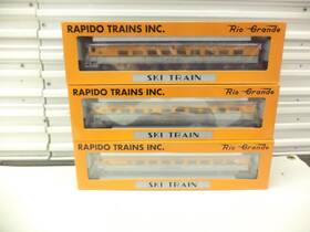 131202 Rapido Spring Creek Ho Rio Grande Ski Train 3 Car Set #2