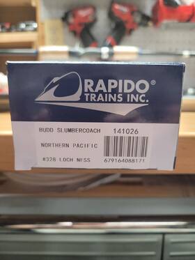 141026 Rapido Northern Pacific Loch Ness #328 Sleeper Slumbercoach Nib Ho 1/87