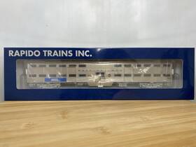 145009 Rapido New Unopened Ho Metra Bnsf Gallery Commuter Bilevel Unnumbered Coach