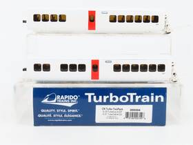 200504 Rapido Ho Cn Turbotrain Ic-33/31 Turboclub And Turbocafe Passenger Set