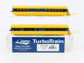 200603 Rapido Ho Via Rail Turbotrain Ic33/31 Turboclub And Turbocafe Passenger Set