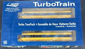 200604 Rapido Ho Via Rail Turbotrain Ic33/31 Turboclub And Turbocafe Passenger Set