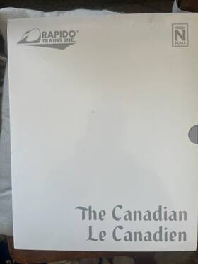 550006 Rapido N Scale Via Rail Canadian - Hep Style 10 Car Collector Set