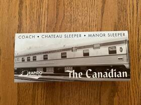 550104 Rapido N Scale The Canadian Coach Chateau Sleeper Manor Via Rail Hep
