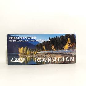 550106 Rapido N Scale Via Rail Canadian Prestige Class 2 Chateau Sleepers Car 5501 Read