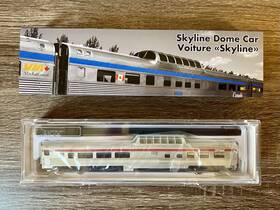 550109 Rapido N Scale Inch The Canadian Cp Rail Action Red Skyline Dome Coach Brand New