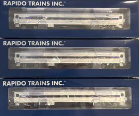 Rap128537 Rapido 128537 Ho Scale Comet Commuter Cars Marc 3 Pack