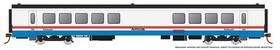 Rap25106 Rapido Ho Rtl Turboliner Coach-snack Bar Amtrak Amtk #186 25106