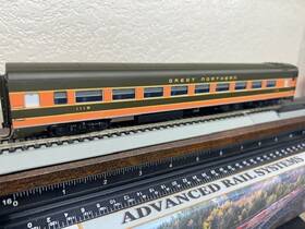 100031 Rapido Trains Great Northern Inch Empire Builder Lightweight Coach With Interior Leds Ho Scale New