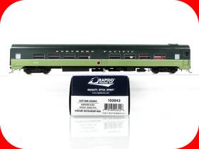 103043 Rapido Trains Ho Scale Northern Pacific Loewy Cafe-bar-lounge #492 - Lighted 103043 Rapido Trains Ho Scale Northern Pacific Loewy Cafe-bar-lounge #492 - Lighted
