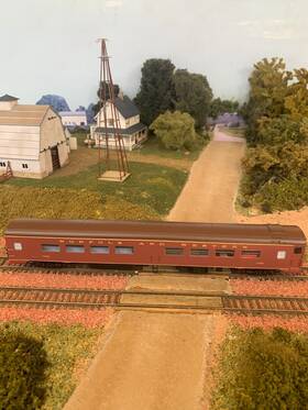 103067 Rapido Trains Ho Cafe-bar-lounge Norfolk And Western # 1051. Stock 103067. Iob