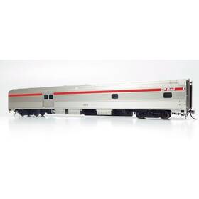 114008 Rapido Trains Ho Cp Rail Action Red Budd Baggage-dorm Car #609 Ln/box