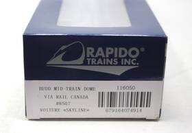 116050 Rapido Trains - Budd Mid-train Dome Via Rail Car No. 8507