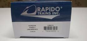128015 Rapido Trains Amtrak Phase 4 Horizon Coach No Number With # Decals Ho