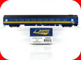 100245 Rapido Trains 679164008490 Ho Scale Via Rail Canada Passenger Coach #5525 - Lighted Rare