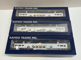 146019 Rapido Trains Inc. Ho Scale West Coast Express Bilevel Commuter Car Set 3pk Wce Up