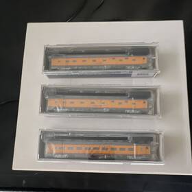 500103 Rapido Trains Inc. X3 Union Pacific N Scale Duplex Sleeper Lightweight Coach Set