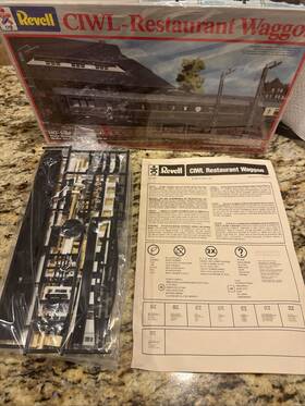 Revell 009803021812 Vintage 1984 #2181 Ho Ciwl Restaurant Waggon New With Box Factory Sealed