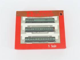 0532 Rivarossi N Scale Arnold Sou Crescent Limited Assorted Passenger 3-car Set