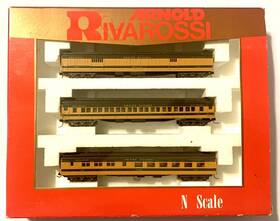 0549 Rivarossi N Scale Great Northern Passenger Car 3-pack Coach Etc - Arnold