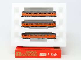 0557 Rivarossi N Scale Milw Milwaukee Road 3-car Passenger Set