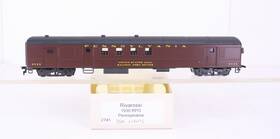 6529 Rivarossi 2741 Ho Pennsylvania Rr Streamlined Rpo With Interior Lights #6529