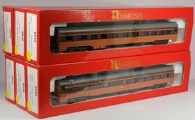 6647 Rivarossi 6635/6638/6639/6644/6645/6647 Ho Scale 6 Car Set Inch Lot - Milwaukee Road Passenger Cars Read