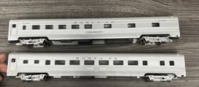 6771 Rivarossi 6772/0 6771/0 Ho Scale Corrugated Pullman And Coach Atsf 6771/0preowned