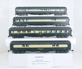 6894-a Rivarossi Ho Scale Delaware And Hudson Heavyweight 4 Passenger Car Set 6394 A