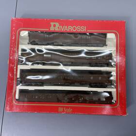 6916 Rivarossi Vintage Ho 1920s 4 Pennsylvania Prr Train Passenger Car Set A