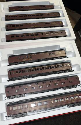 6916a-6917b Rivarossi Ho Scale Passenger Car A/b Set 6982/6983