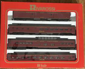 6942-a Rivarossi Ho Scale Norfolk And Western Powhatan Arrow 6942 A 4 Car Set