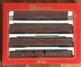 6943-b Rivarossi Ho Scale Norfolk And Western Powhatan Arrow 6943 B 4 Car Set