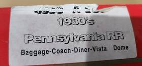 6958-a Rivarossi Ho Pennsylvania Rr 1930s Passenger 4 Car Sets A And B 6958 6959 8 Cars