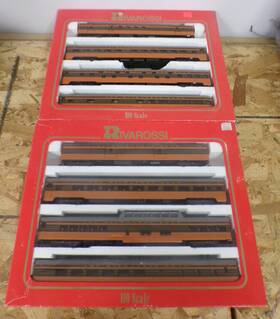6966-6967 Rivarossi 6966 6967 A&b Milwaukee Road 8 Car Set Knuckle Interiors Metal Wheels