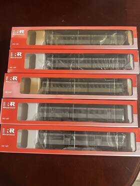 Hr4190-hr4194 Rivarossi Hr4191 Hornby 5cars Southern Pacific Ho Scale Hr4190-hr4194 Rivarossi Hr4191 Hornby 5cars Southern Pacific Ho Scale