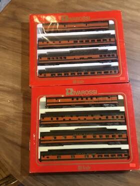R6944 Rivarossi Ho R6944/6945 1930s Passenger Car Set A/b Great Northern R6944 Rivarossi Ho R6944/6945 1930s Passenger Car Set A/b Great Northern