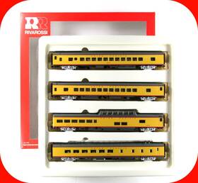 R6995 Rivarossi R6996 Ho Scale Union Pacific Lightweight Passenger Set A -rivarossi Knuckle Cpl