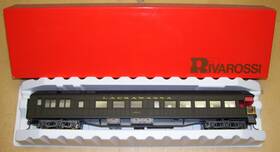 Riv2842 Rivarossi Lackawanna Observation Car - Interior Kadees Diaphragm Metal Wheels