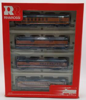 Rt600222 Rivarossi Ho Great Northern Heavyweight 4-car Passenger Set Mt/box