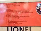 6-38027 River Lionel Nib Locomotive . Meadow Lumber Heisler