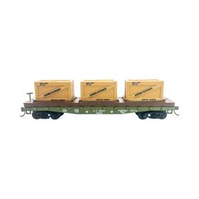Rock Island Hobby 032211 Squeakys Trains Ho Flat Car With Crates Us Army Usax