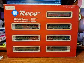 02062s Roco Drg German Inch Hechtwagen Era Ii Passenger 8-car Set N Scale