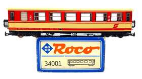 34001 Roco Ho Obb 2nd Class Passenger Car #3154 Ex/box
