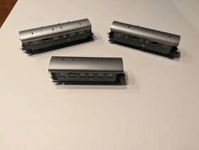 4206s Roco 4207s Fthoft Gauge Rake Of 3 Assorted Db Green 1st/2nd Class Passenger Coaches
