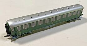 44878 Roco Ho Swiss Sbb Cff Ffs 2nd Class Express Steel Coach B 5292 Excellent