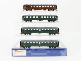 45916 Roco Ho Scale Sbb Cff Swiss Federal Railway Passenger Cars 4-pack