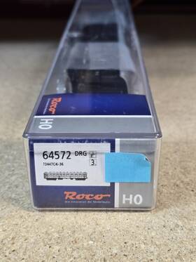 73447 Roco 64572 64573 Ho Scale Drg Class 3 Coach Passenger Car Ln/box