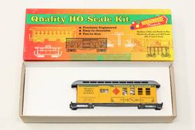 03717 Roundhouse Ho 34ft Overton Combine Car Virginia And Truckee V&t Yellow Kit